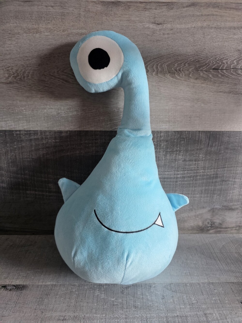 IKEA Sagoskatt Blue Cyclops One Eyed Monster Alien Plush Soft Stuffed 19" b279